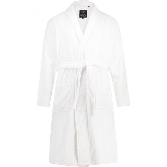 JP1880 Bathrobe Extra Soft Terry Cloth White - Intimo & costumi da bagno - Intimo Taglie Forti Uomo