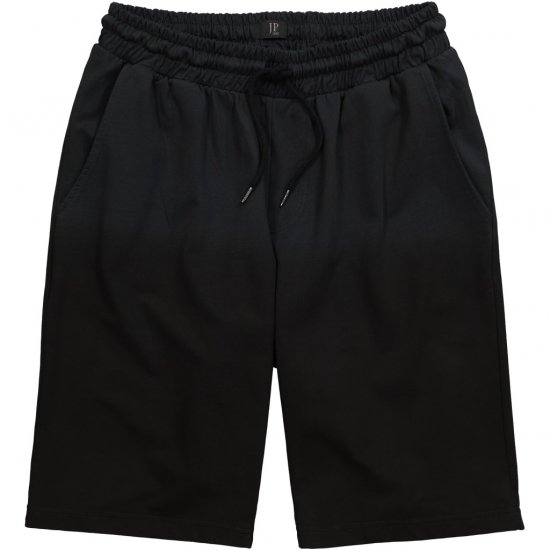 JP1880 Bermuda Sweatshorts DIpDye Black - Pantaloni & pantaloncini tuta - Pantaloni Tuta Uomo Taglie Forti
