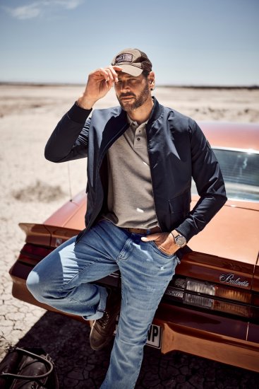 JP1880 Lightweight Blouson Jacket Navy - Giubbotti - Giubbotti Uomo Taglie Forti