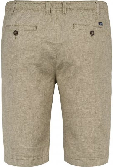 North Latitude 41106 Linen Shorts Beige - Shorts - Pantaloncini Uomo Taglie Forti