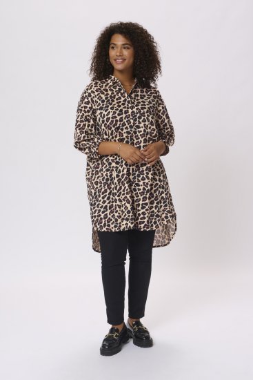 Kaffe Curve Sonna Camicia Stampa Leopardo - Camicie e tuniche - 