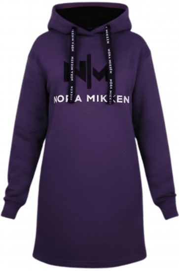 Nora Mikken KADRI Long Hoodie Purple - Felpe & felpe con cappuccio - 