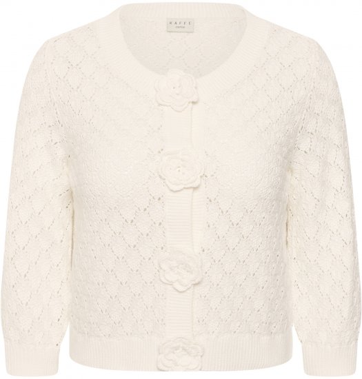 Kaffe Curve Kathrina Pullover White - Maglioni lavorati a maglia - 