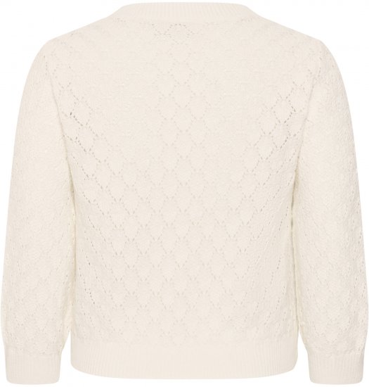 Kaffe Curve Kathrina Pullover White - Maglioni lavorati a maglia - 