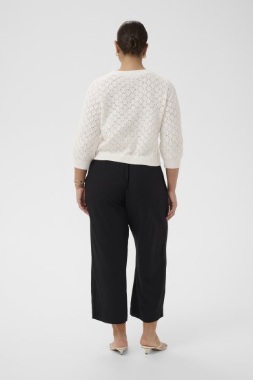 Kaffe Curve Kathrina Pullover White - Maglioni lavorati a maglia - 