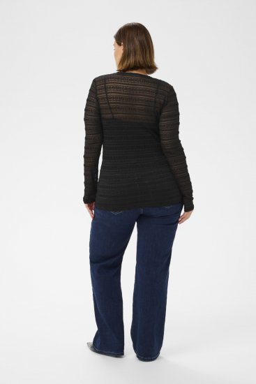 Kaffe Curve Hanna Lace Long Sleeve T-Shirt - Maglie a maniche lunghe - 
