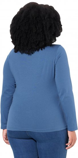 Ulla Popken Basic Long Sleeve Slim Fit Turtleneck Ink Blue - Felpe & felpe con cappuccio - 