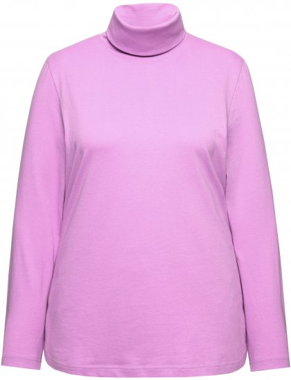 Ulla Popken Basic Long Sleeve Slim Fit Turtleneck Amethyst - Felpe & felpe con cappuccio - Felpe, Hoodie e Maglieria Calda