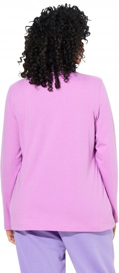 Ulla Popken Basic Long Sleeve Slim Fit Turtleneck Amethyst - Felpe & felpe con cappuccio - Felpe, Hoodie e Maglieria Calda