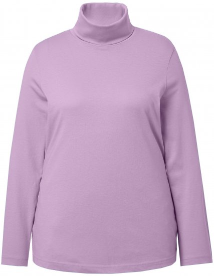 Ulla Popken Basic Long Sleeve Slim Fit Turtleneck Lavender - Felpe & felpe con cappuccio - 