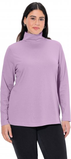 Ulla Popken Basic Long Sleeve Slim Fit Turtleneck Lavender - Felpe & felpe con cappuccio - 