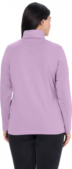 Ulla Popken Basic Long Sleeve Slim Fit Turtleneck Lavender - Felpe & felpe con cappuccio - 