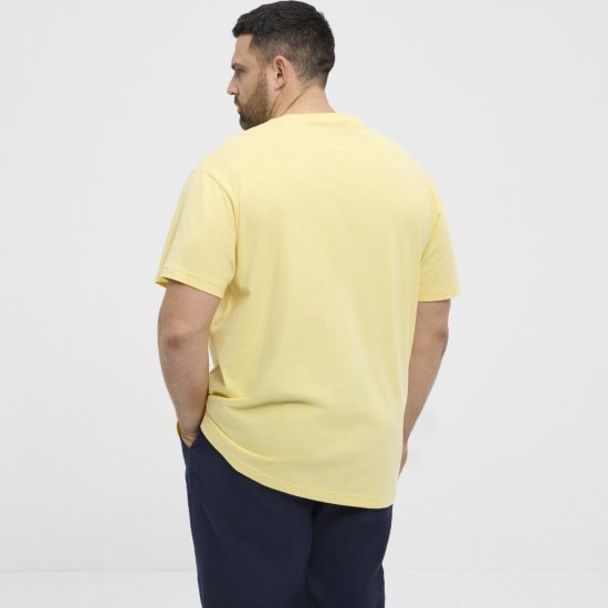 North Latitude T-Shirt Printed Short Sleeve Yellow - Magliette - Magliette Uomo Taglie Forti