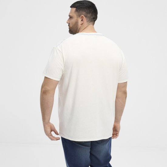 North Latitude T-Shirt Printed Short Sleeve White - Magliette - Magliette Uomo Taglie Forti