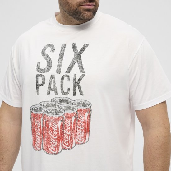 North Latitude T-Shirt Coca-Cola White - Magliette - Magliette Uomo Taglie Forti