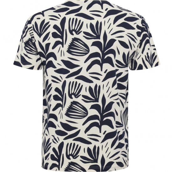 North Latitude T-shirt Allover Printed Navy - Magliette - Magliette Uomo Taglie Forti