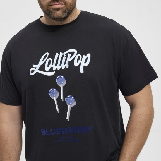 North Latitude T-Shirt Lollipop Black - Magliette - Magliette Uomo Taglie Forti