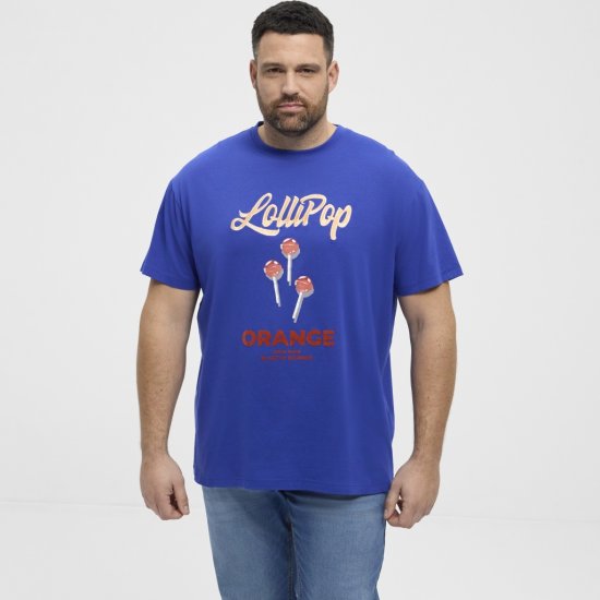 North Latitude T-Shirt Lollipop Blue - Magliette - Magliette Uomo Taglie Forti