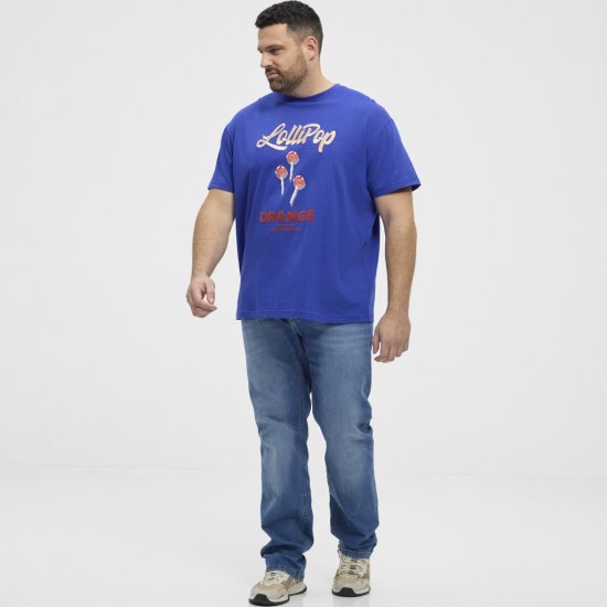 North Latitude T-Shirt Lollipop Blue - Magliette - Magliette Uomo Taglie Forti