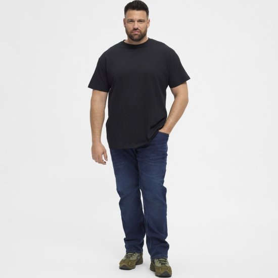 North Latitude T-Shirt 2-Pack Black - Magliette - Magliette Uomo Taglie Forti