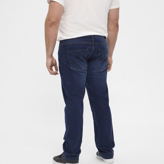 North Latitude Jeans Ringo Blue Used Wash - Jeans & pantaloni - Jeans & Pantaloni Uomo Taglie Forti