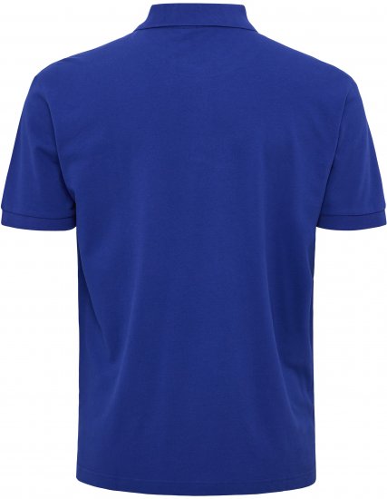 North Latitude Polo Pique Short Sleeve Cobalt Blue - Polo - Polo Uomo Taglie Forti