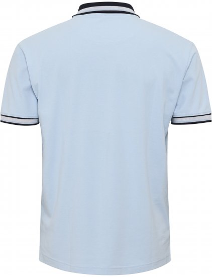 North Latitude Polo Pique Short Sleeve Light Blue - Polo - Polo Uomo Taglie Forti