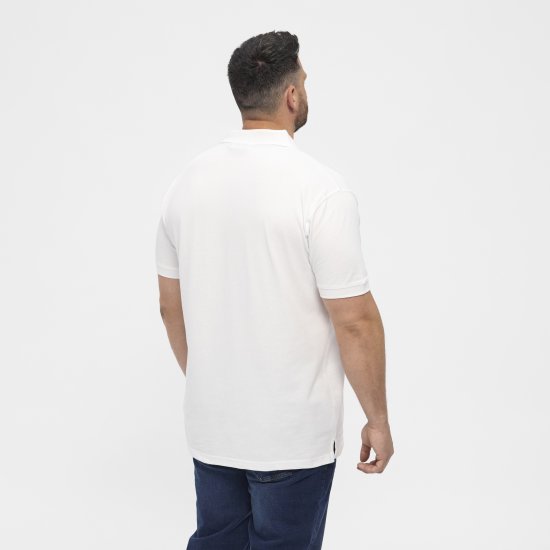 North Latitude Polo Short Sleeve White - Polo - Polo Uomo Taglie Forti