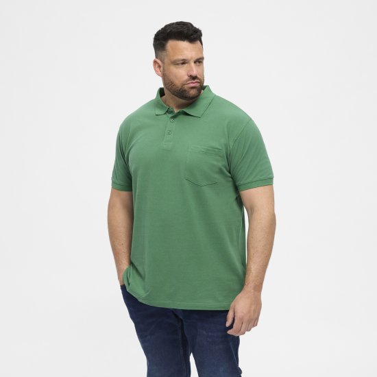 North Latitude Polo Short Sleeve Green - Polo - Polo Uomo Taglie Forti