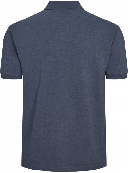 North Latitude Polo Short Sleeve Blue Melange TALL - ABBIGLIAMENTO UOMO MT-6XLT - Taglie Tall Uomo