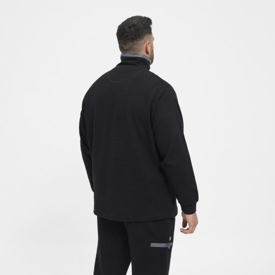North Latitude Sweatshirt Ottoman Black - Felpe & felpe con cappuccio - Felpe & Felpe con Cappuccio Uomo Taglie Forti