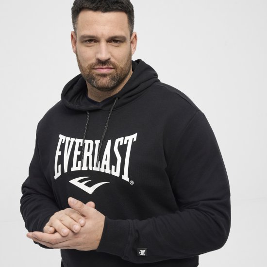 North Latitude Everlast Hoodie Black - Felpe & felpe con cappuccio - Felpe & Felpe con Cappuccio Uomo Taglie Forti