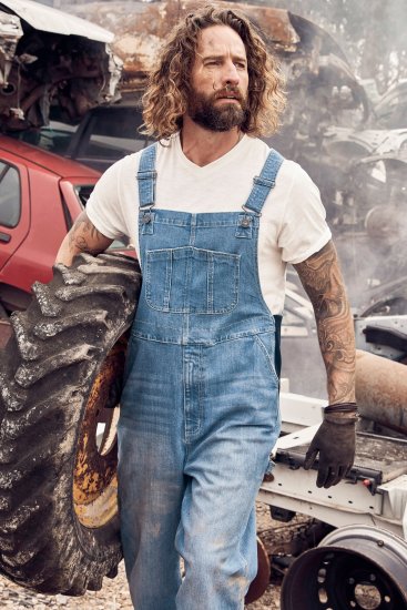 JP1880 Dungarees Denim Adjustable Straps Blue - Jeans & pantaloni - Jeans & Pantaloni Uomo Taglie Forti