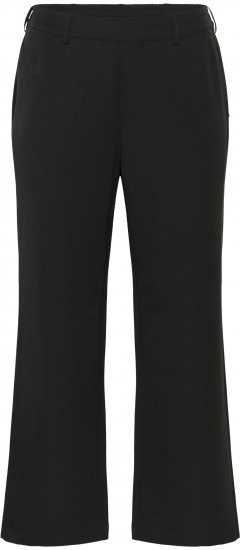Kaffe Curve Halley Pantaloni Nero - Jeans & Pantaloni Donna Taglie Comode – Plus Size - 