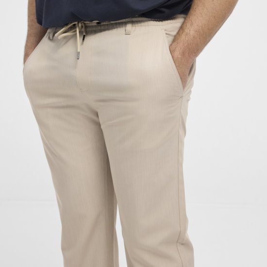 North Latitude 51143 Dress Pants Jog Style Beige - Jeans & pantaloni - Jeans & Pantaloni Uomo Taglie Forti