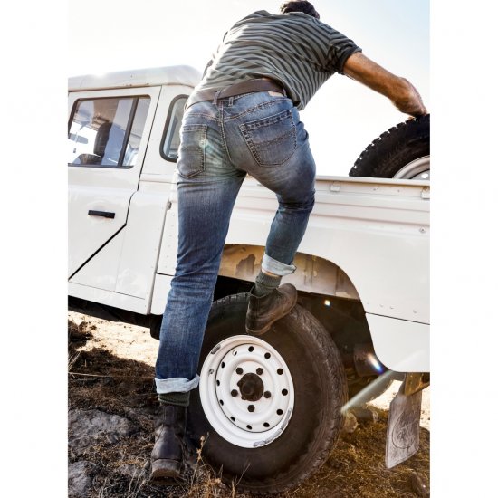 JP1880 Jeans Straight Fit Super Stretch Denim Used Blue - Jeans & pantaloni - Jeans & Pantaloni Uomo Taglie Forti