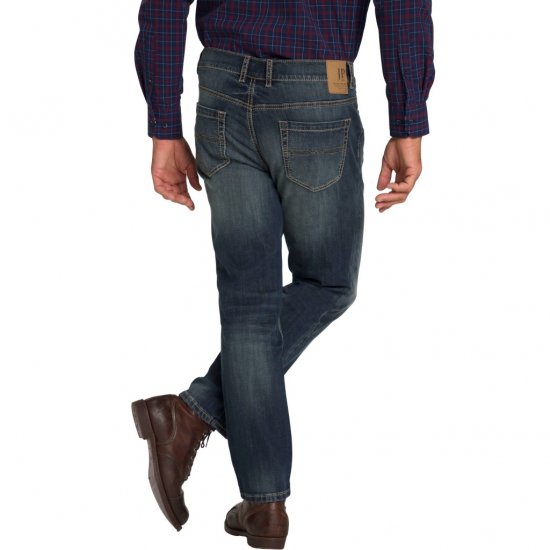 JP1880 Jeans Straight Fit Super Stretch Denim Used Blue - Jeans & pantaloni - Jeans & Pantaloni Uomo Taglie Forti