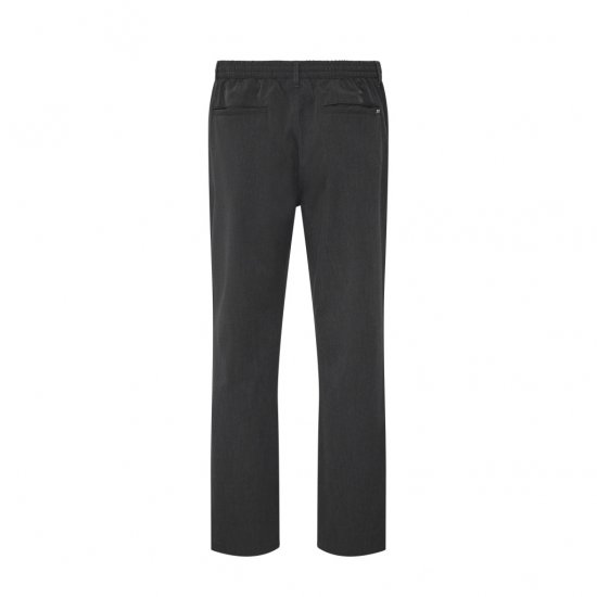 North Latitude Dress Pants Elastic Waist Dark Grey Melange - Pantaloni - Pantaloni Uomo Taglie Forti