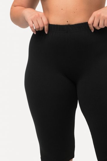 Ulla Popken Stretch Knit Bike Shorts Black - Ulla Popken - Abbigliamento Taglie Forti Ulla Popken