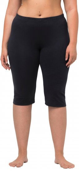 Ulla Popken Stretch Knit Bike Shorts Blue - Jeans & Pantaloni Donna Taglie Comode – Plus Size - 