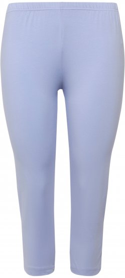 Ulla Popken Basic Stretch Knit Capris Blue - Jeans & Pantaloni Donna Taglie Comode – Plus Size - Jeans e Pantaloni Donna, EU 42-70