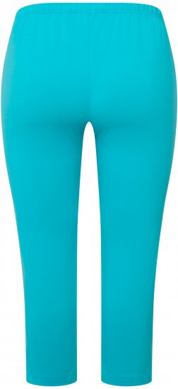 Ulla Popken Basic Stretch Knit Capris Blue - Jeans & Pantaloni Donna Taglie Comode – Plus Size - Jeans e Pantaloni Donna, EU 42-70