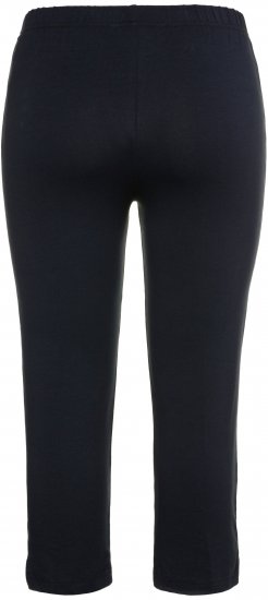 Ulla Popken Basic Stretch Knit Capris Navy - Jeans & Pantaloni Donna Taglie Comode – Plus Size - Jeans e Pantaloni Donna, EU 42-70