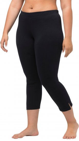 Ulla Popken Basic Stretch Knit Capris Navy - Jeans & Pantaloni Donna Taglie Comode – Plus Size - Jeans e Pantaloni Donna, EU 42-70