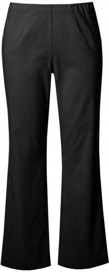 Ulla Popken Classic Stretch Bengaline Comfort Pants Black - Jeans & Pantaloni Donna Taglie Comode – Plus Size - 