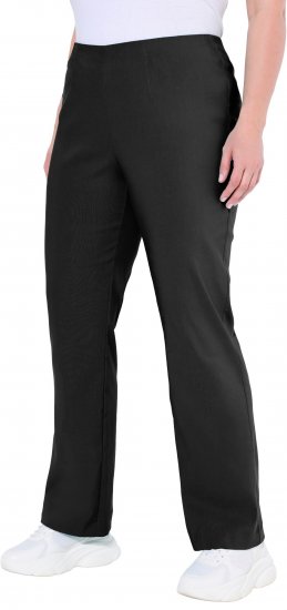 Ulla Popken Classic Stretch Bengaline Comfort Pants Black - Jeans & Pantaloni Donna Taglie Comode – Plus Size - 