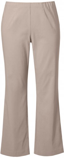 Ulla Popken Classic Stretch Bengaline Comfort Pants Beige - Jeans & Pantaloni Donna Taglie Comode – Plus Size - Jeans e Pantaloni Donna, EU 42-70