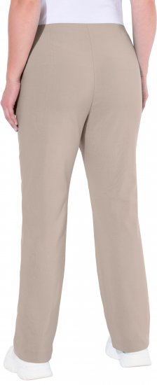Ulla Popken Classic Stretch Bengaline Comfort Pants Beige - Jeans & Pantaloni Donna Taglie Comode – Plus Size - Jeans e Pantaloni Donna, EU 42-70