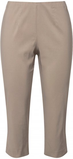 Ulla Popken Stretch Basic Bengaline Capri Pants Orange - Jeans & Pantaloni Donna Taglie Comode – Plus Size - 