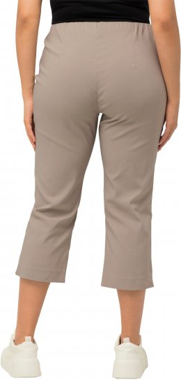 Ulla Popken Stretch Basic Bengaline Capri Pants Orange - Jeans & Pantaloni Donna Taglie Comode – Plus Size - 